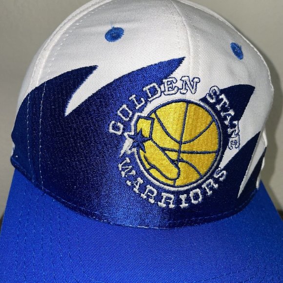 Vintage 90's Authentic Golden State Warriors Snapback Hat Shark Tooth Logo 7 - Picture 10 of 16